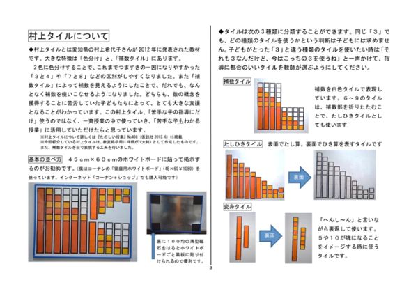 資料「村上タイル使い方」
